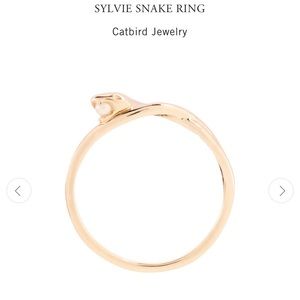 Catbird Sylvie Snake Ring